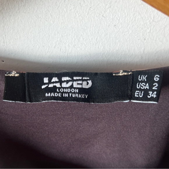 Jaded London Top The Illusive Cutouts Cropped and Cut - Picture 3 of 4